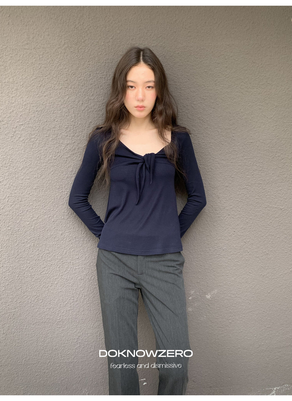 Knot Front Sculpted Top