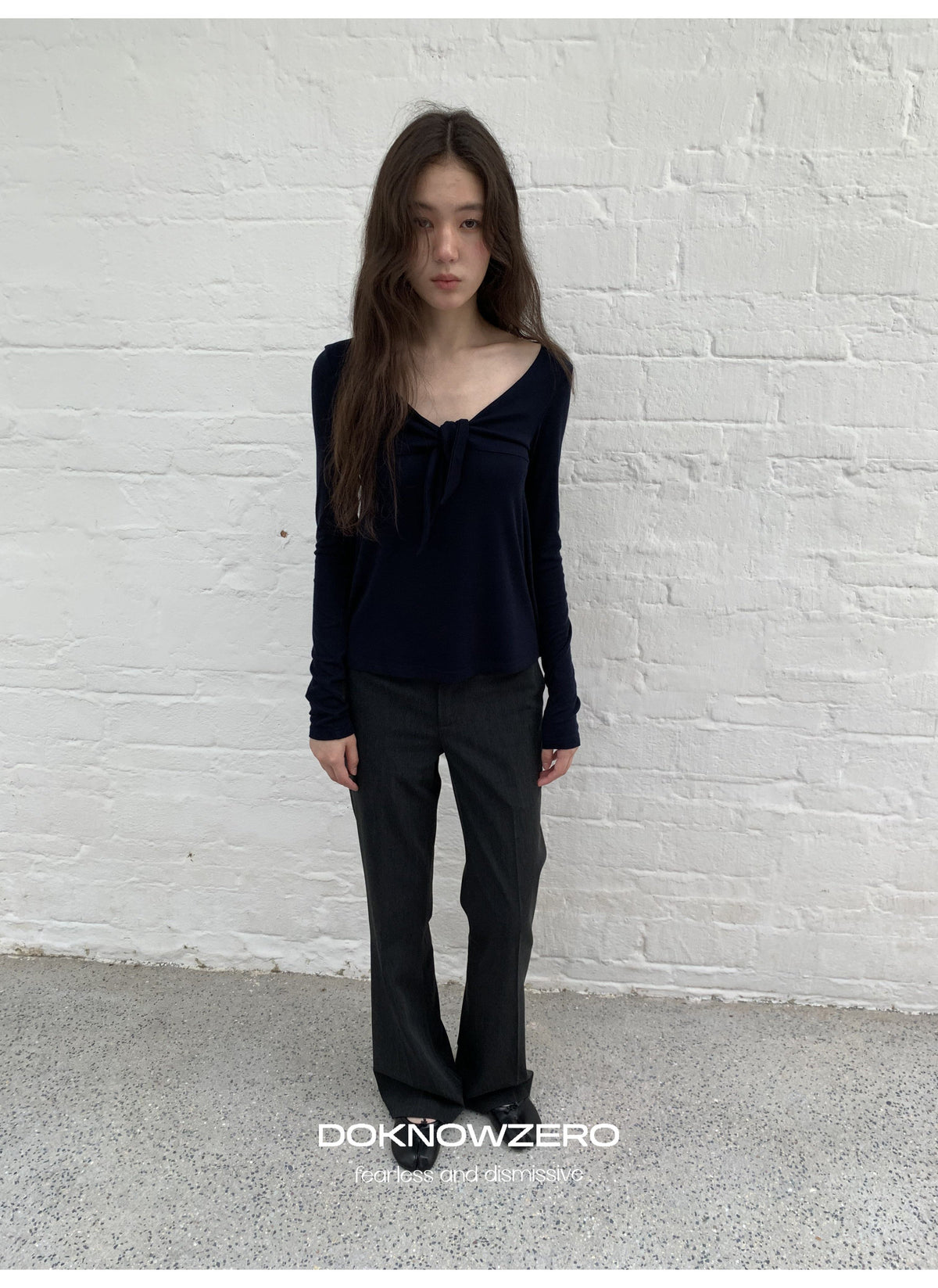 Low Waist Button Flare Pants