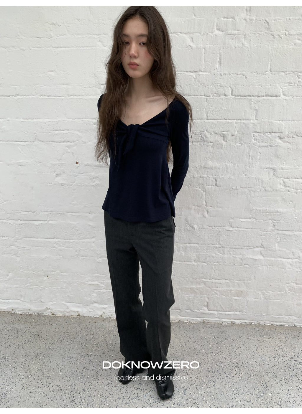 Low Waist Button Flare Pants