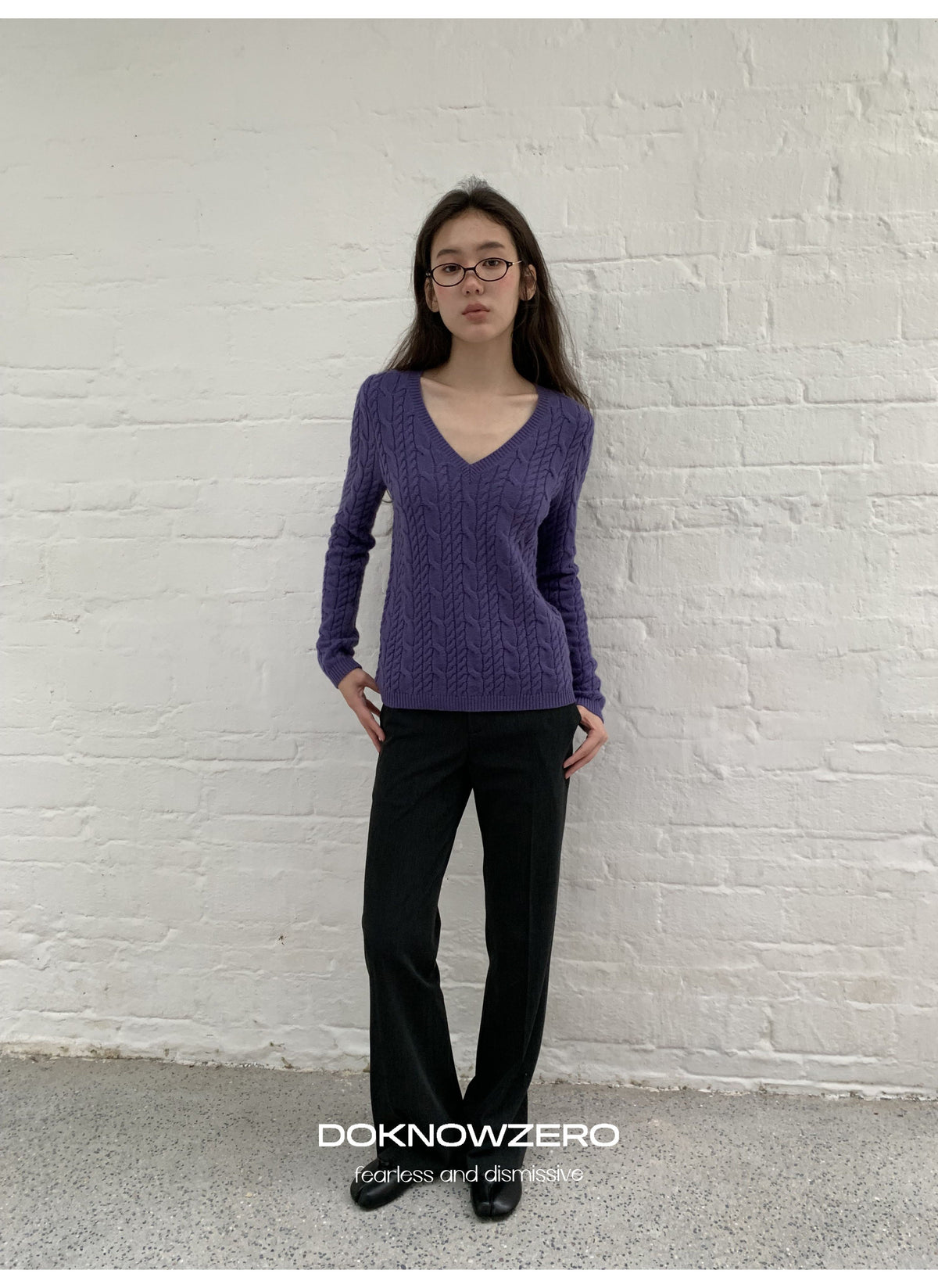 Low Waist Button Flare Pants