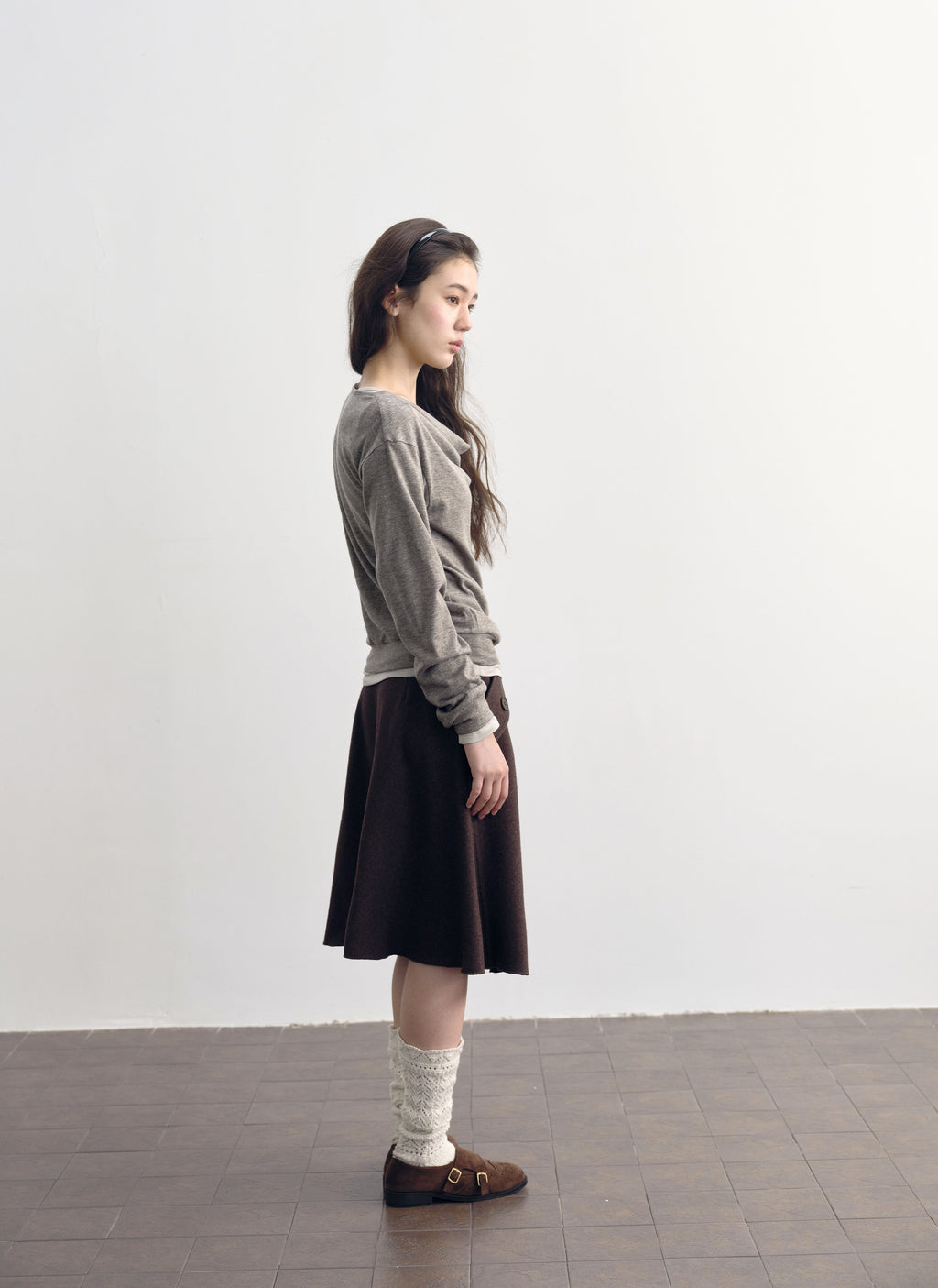Asym Button Wrap Top