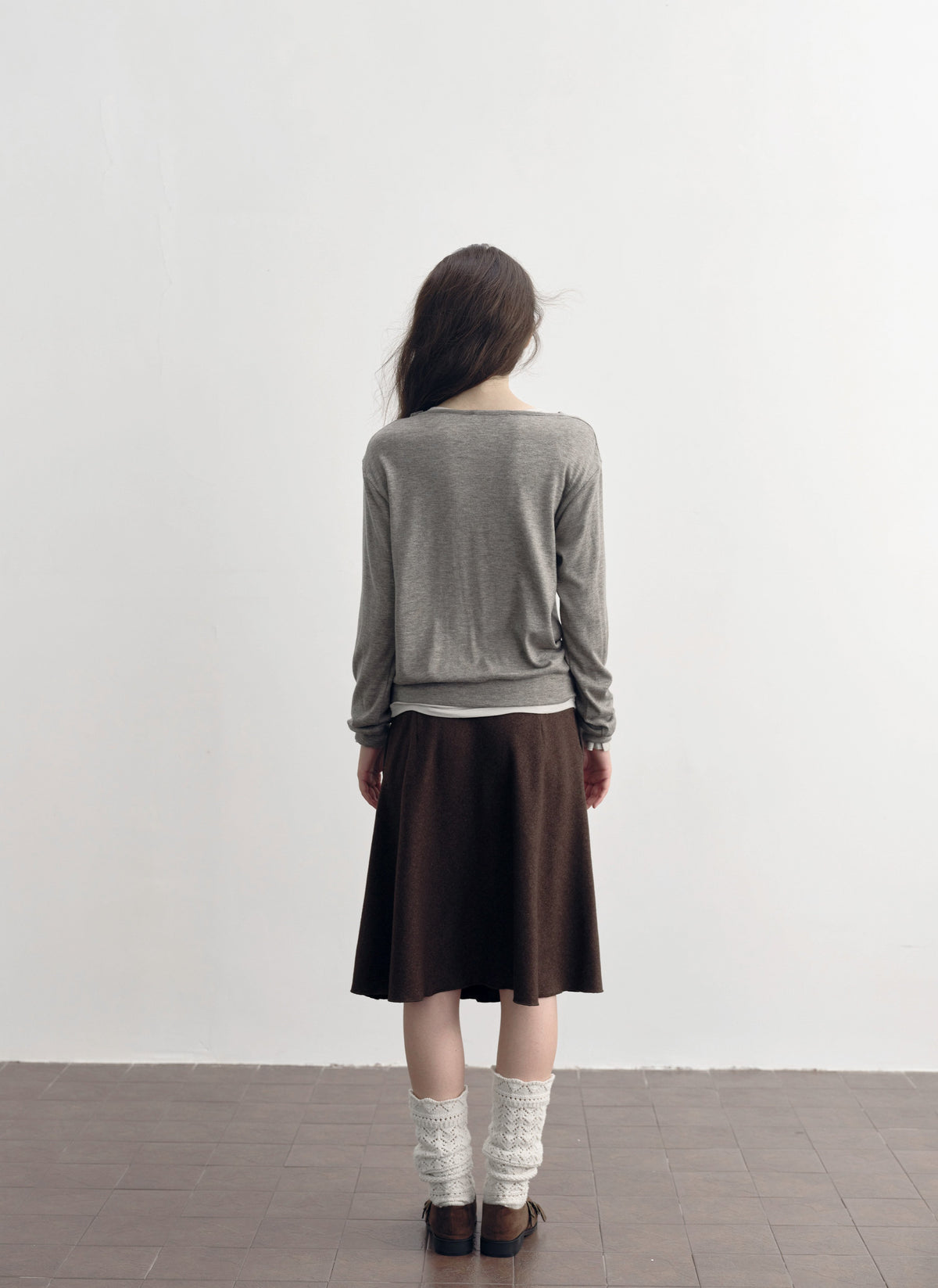 Asym Button Wrap Top
