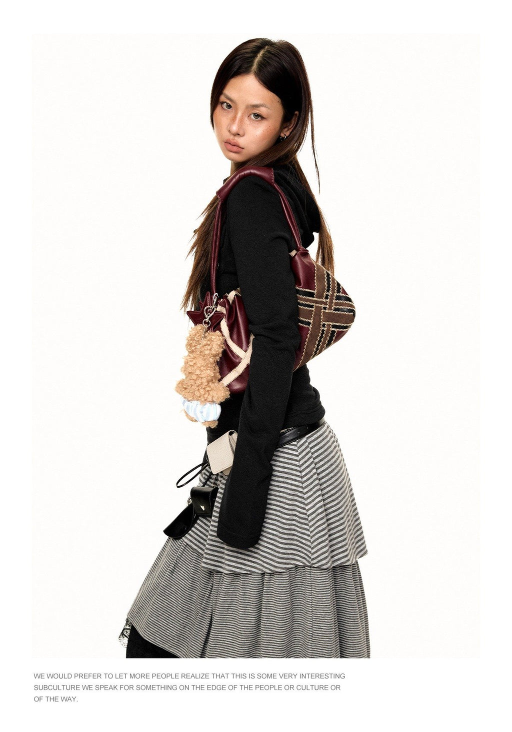 Hooded Button Top (2color)
