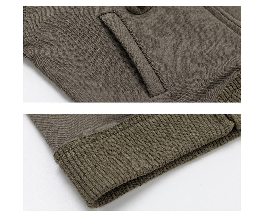 Khaki Napoleon Zip Jacket
