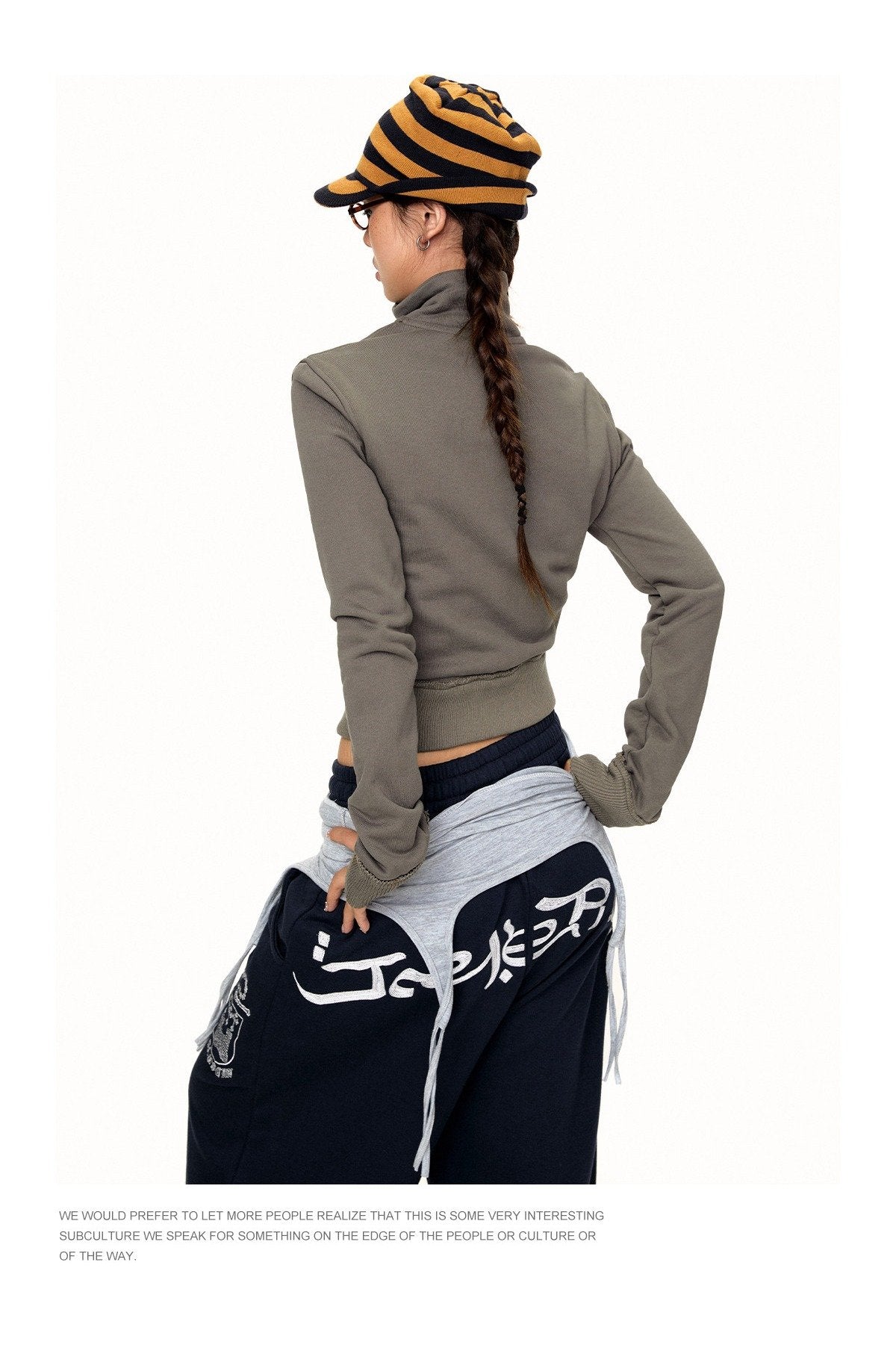Khaki Napoleon Zip Jacket