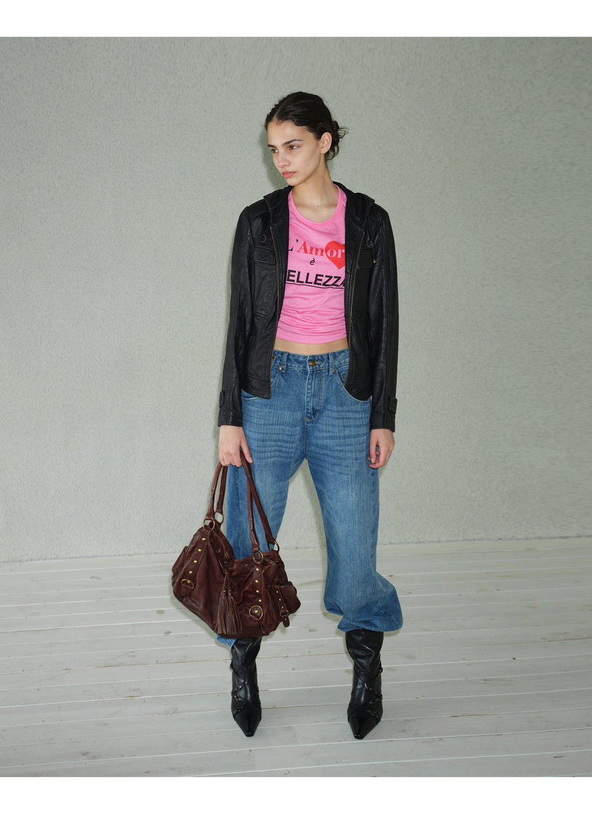 Rebel Crisscross Strap Boots