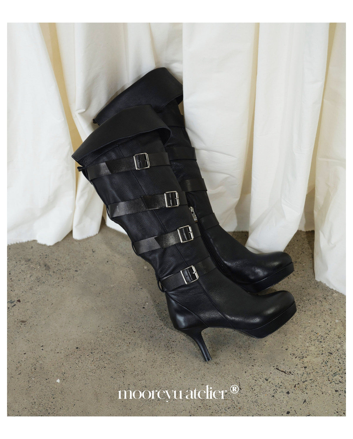Rogue Buckle High Boots