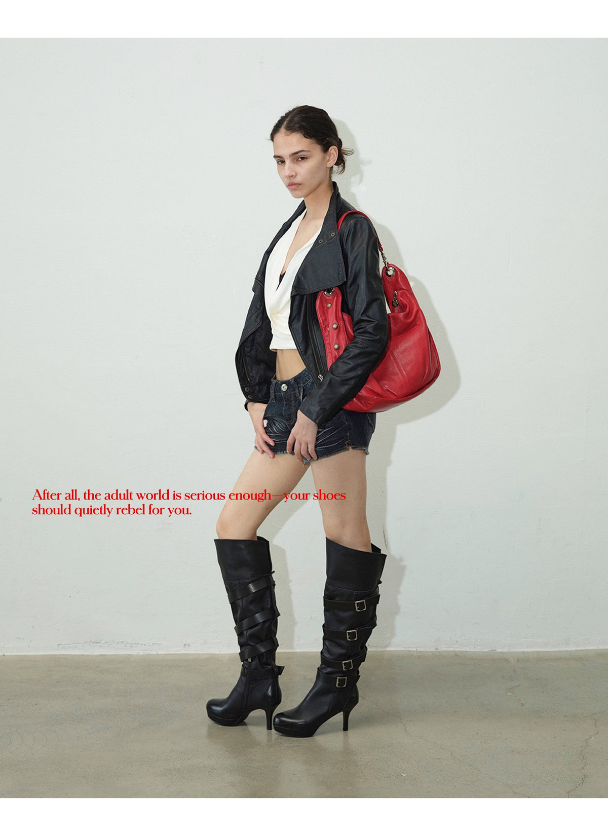 Rogue Buckle High Boots