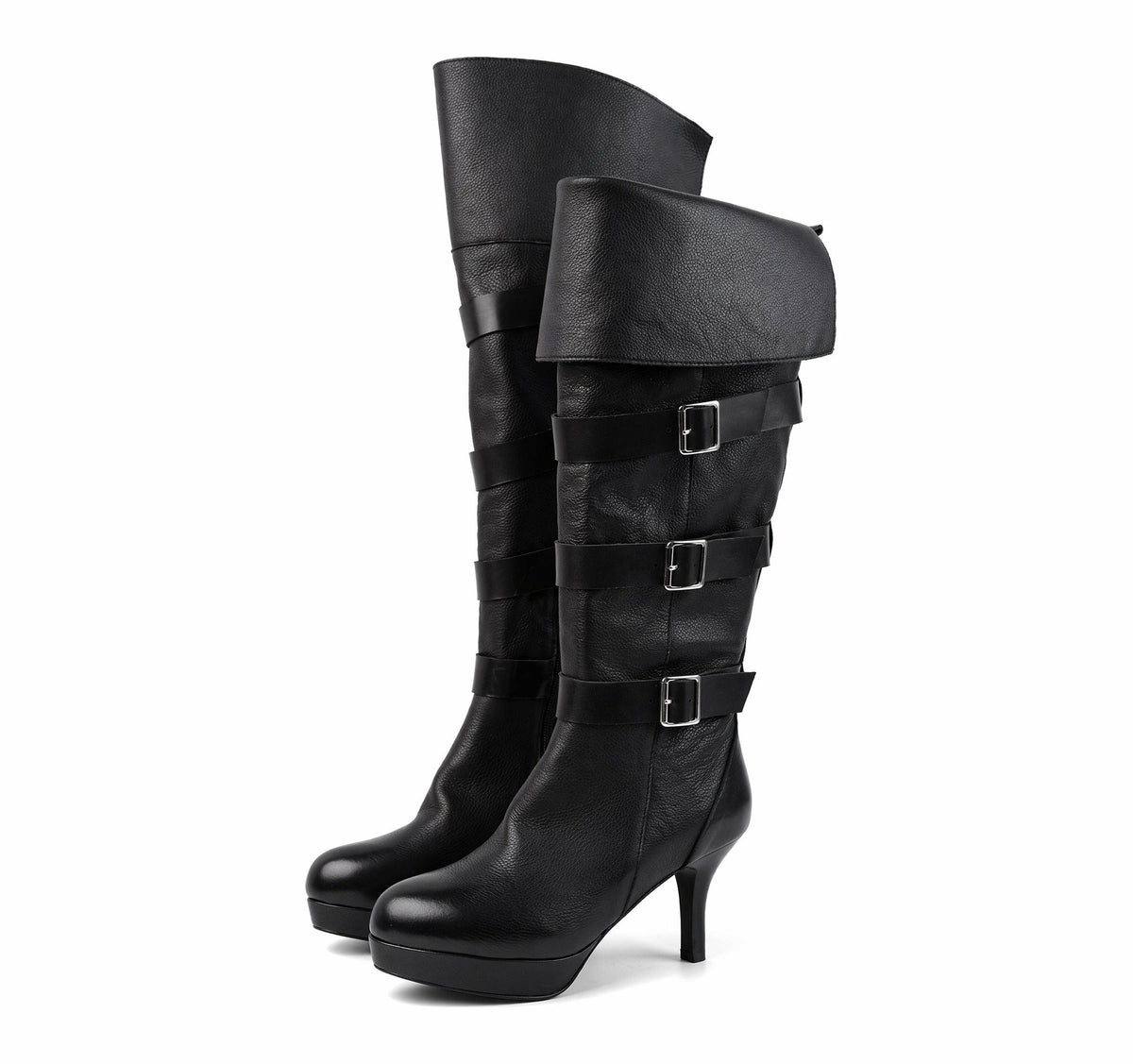 Rogue Buckle High Boots