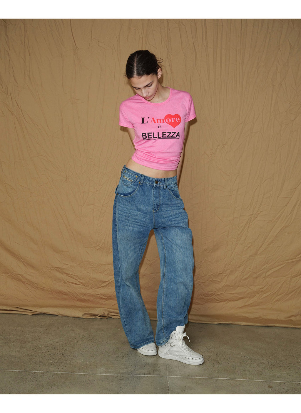 Rebel Star High-Top Sneakers