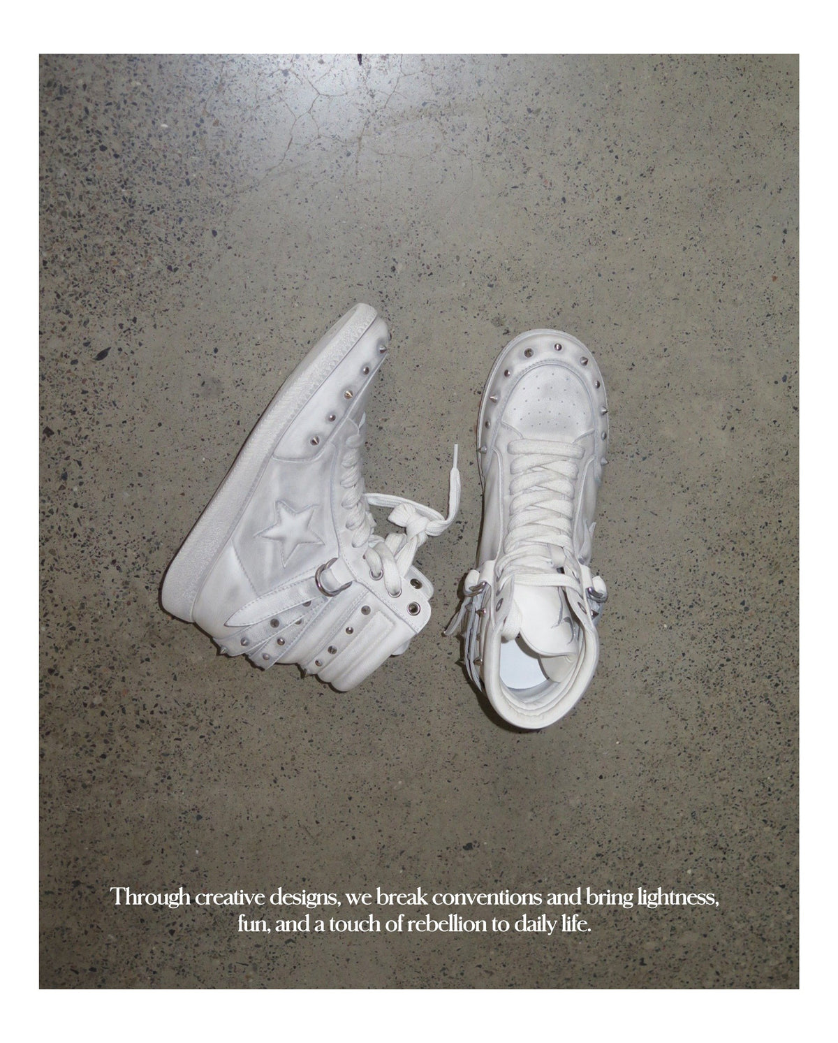 Rebel Star High-Top Sneakers
