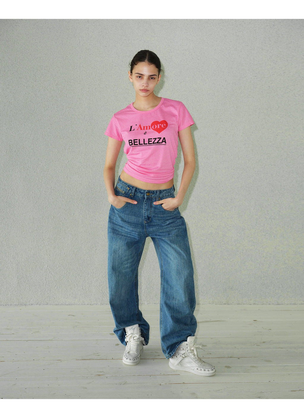 Rebel Star High-Top Sneakers