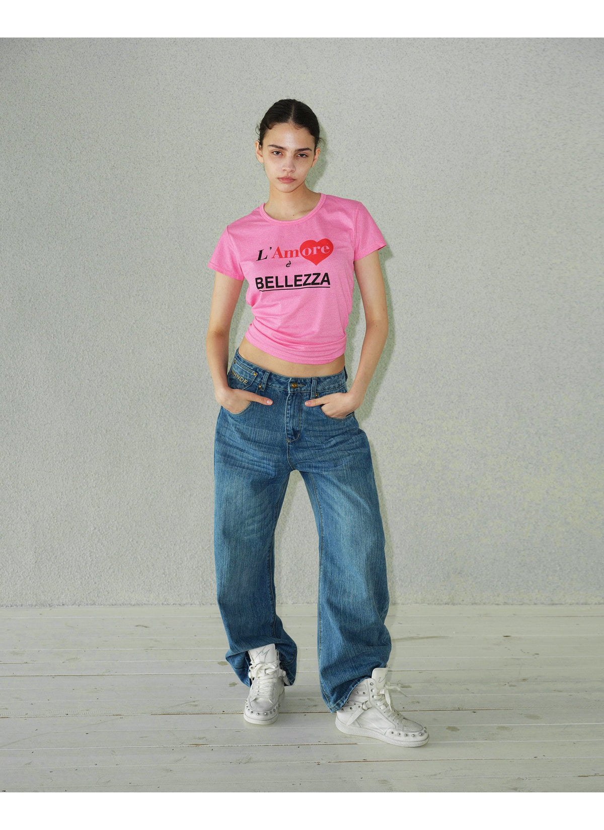 Rebel Star High-Top Sneakers
