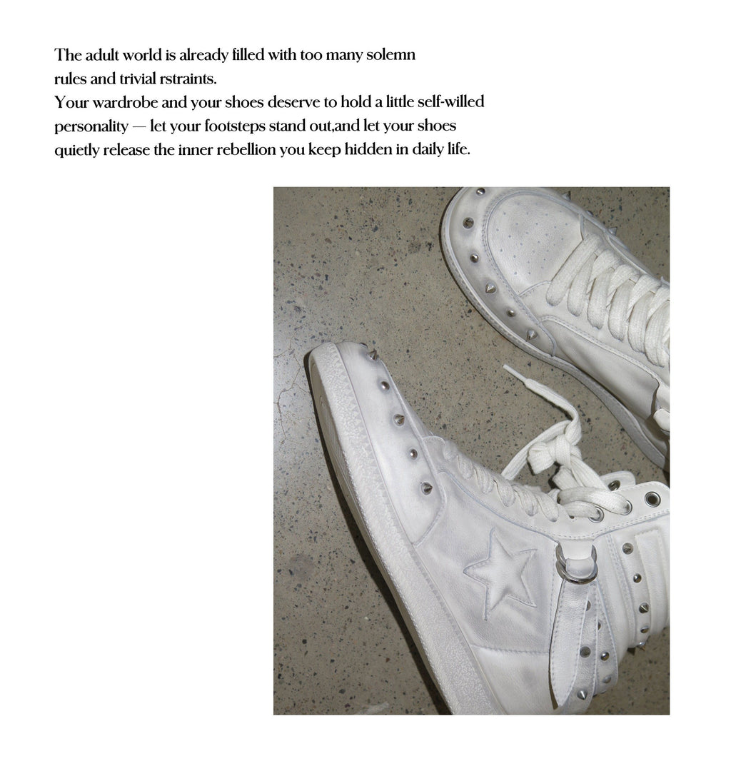 Rebel Star High-Top Sneakers