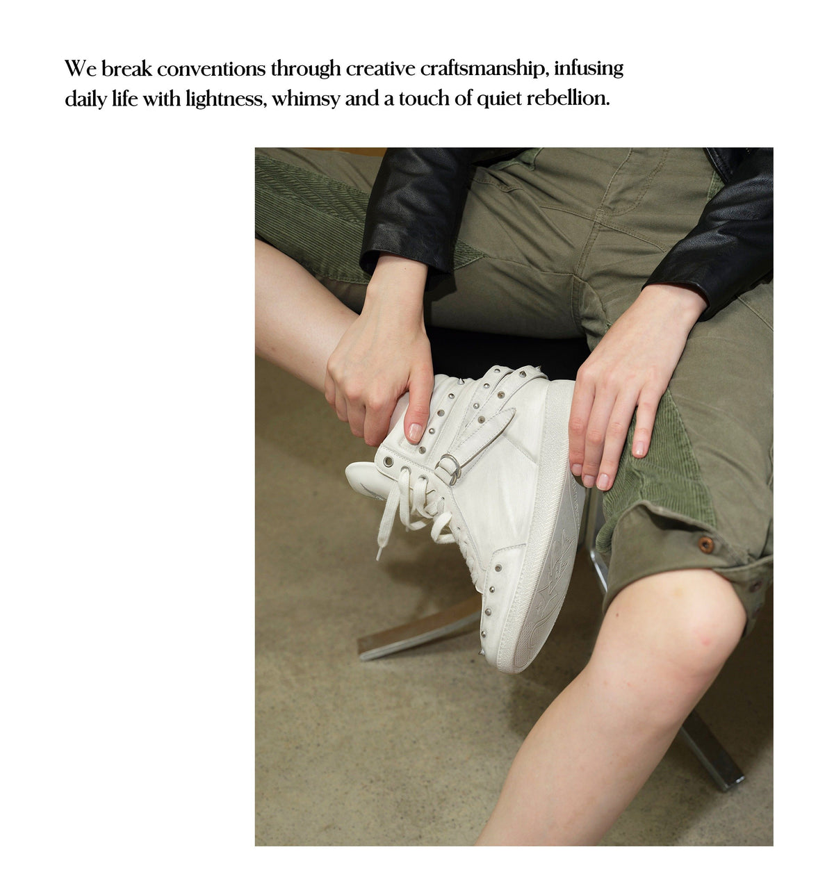 Rebel Star High-Top Sneakers