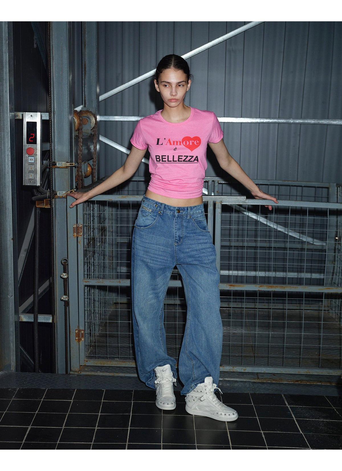 Rebel Star High-Top Sneakers