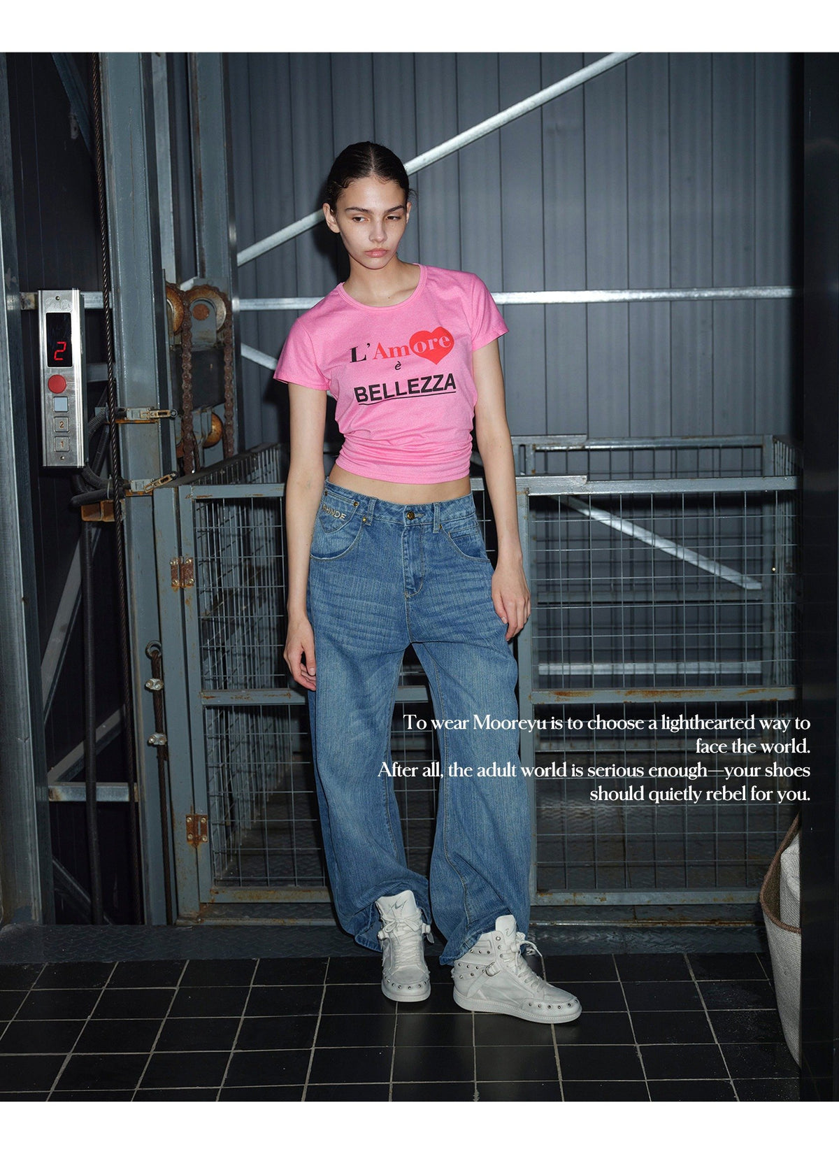 Rebel Star High-Top Sneakers