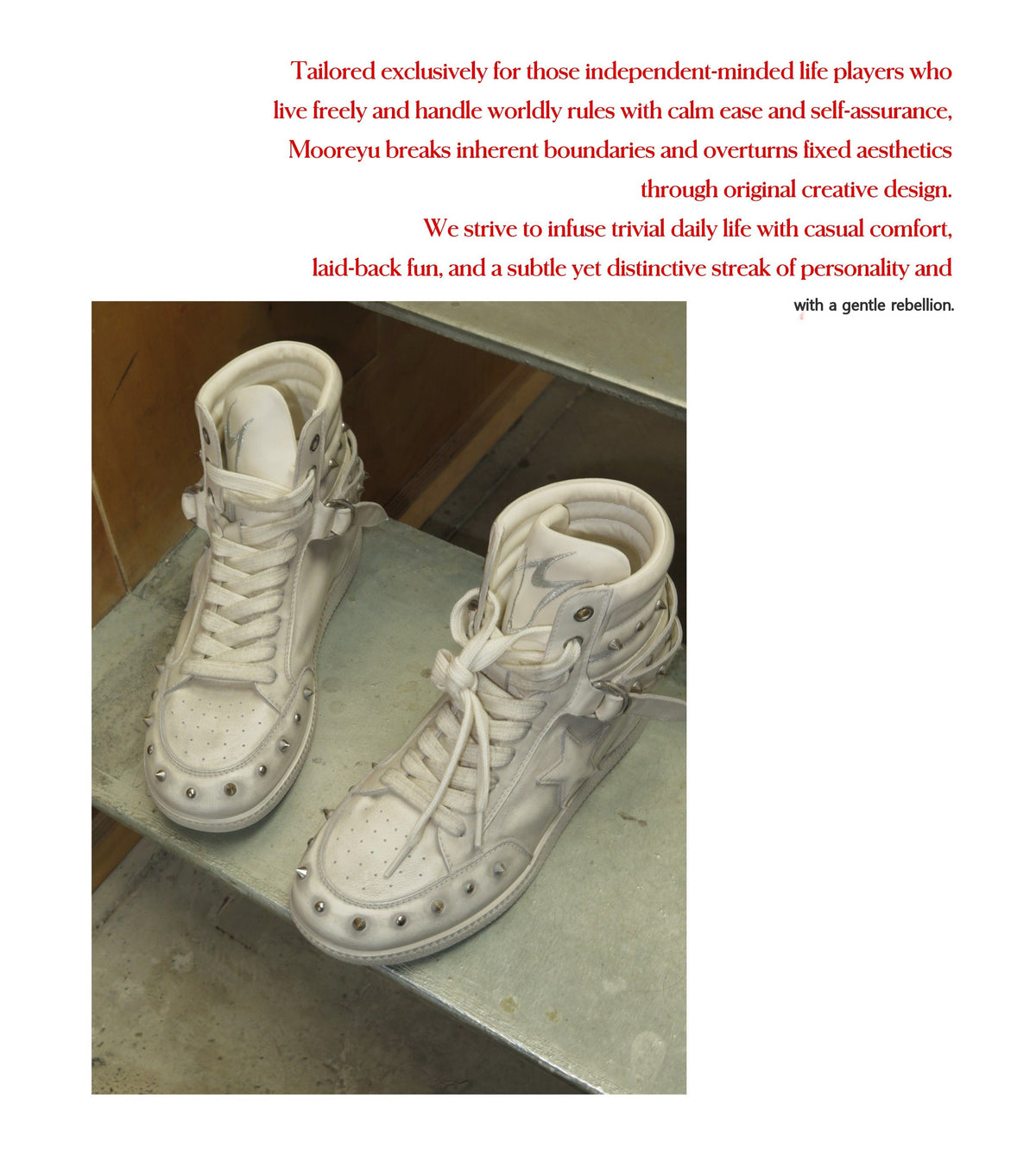 Rebel Star High-Top Sneakers