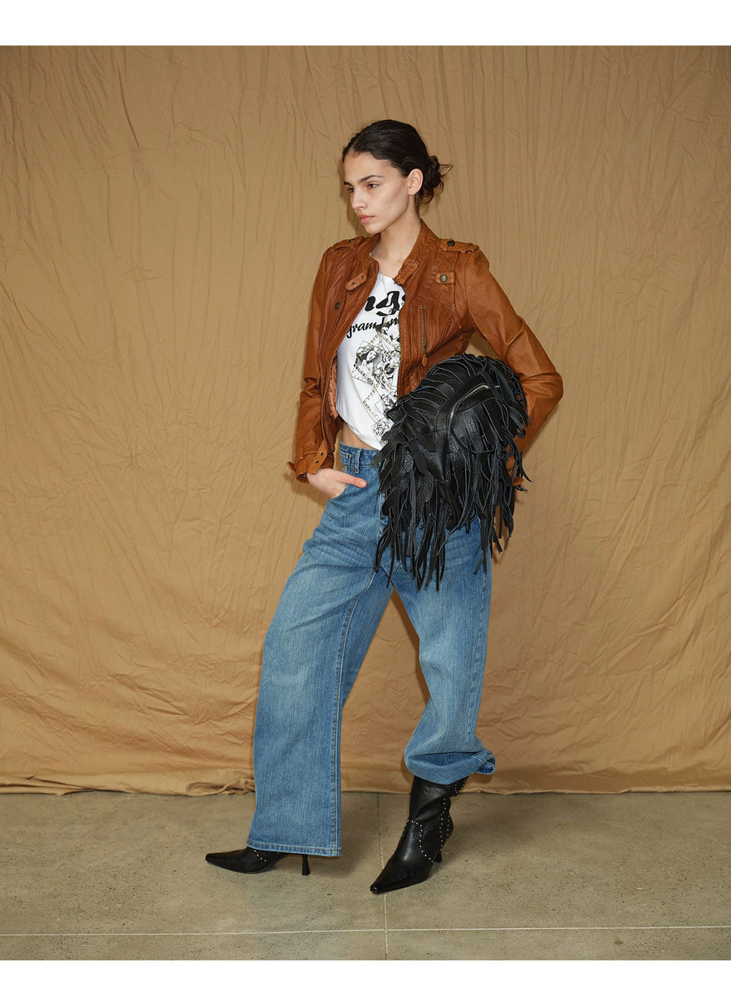 Wild Edge Rivet Boots (2color)