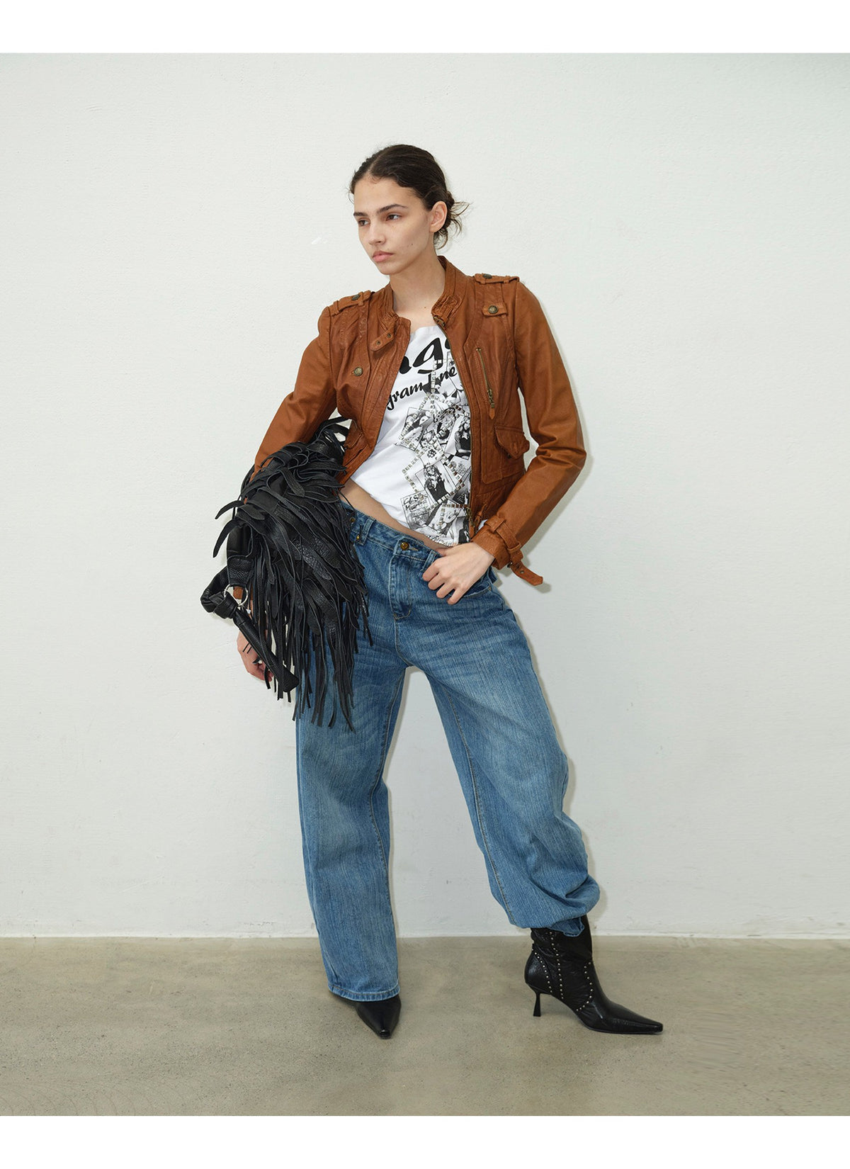 Wild Edge Rivet Boots (2color)