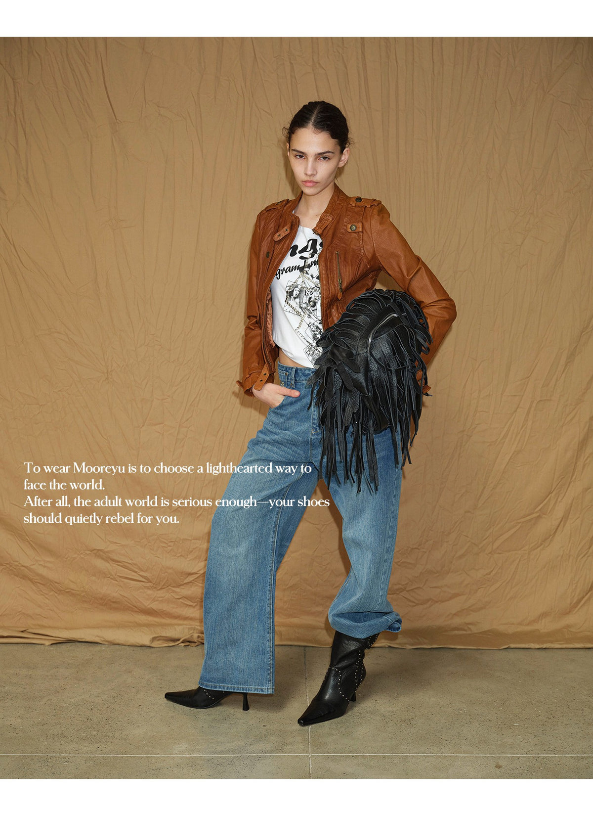 Wild Edge Rivet Boots (2color)