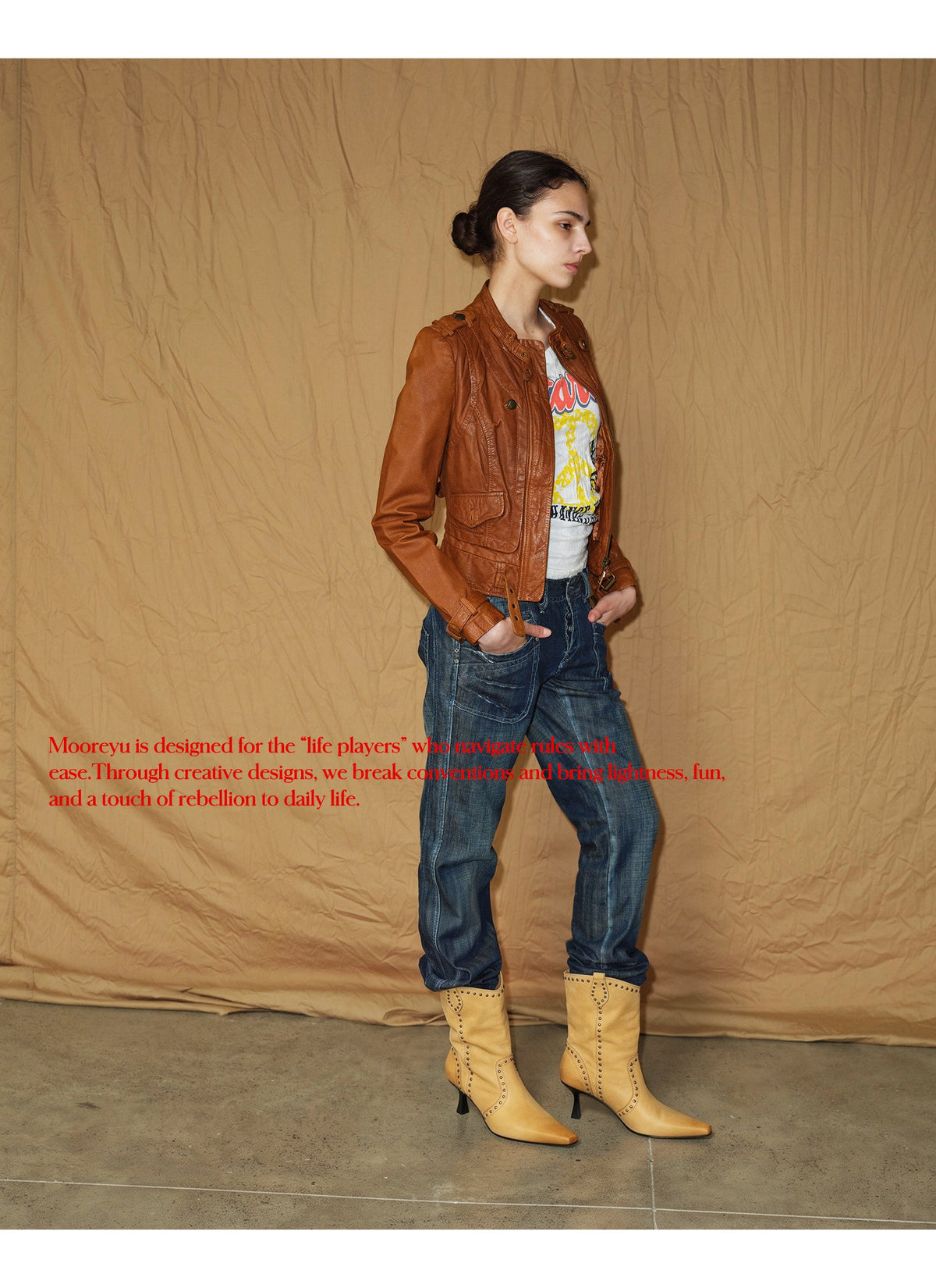 Wild Edge Rivet Boots (2color)