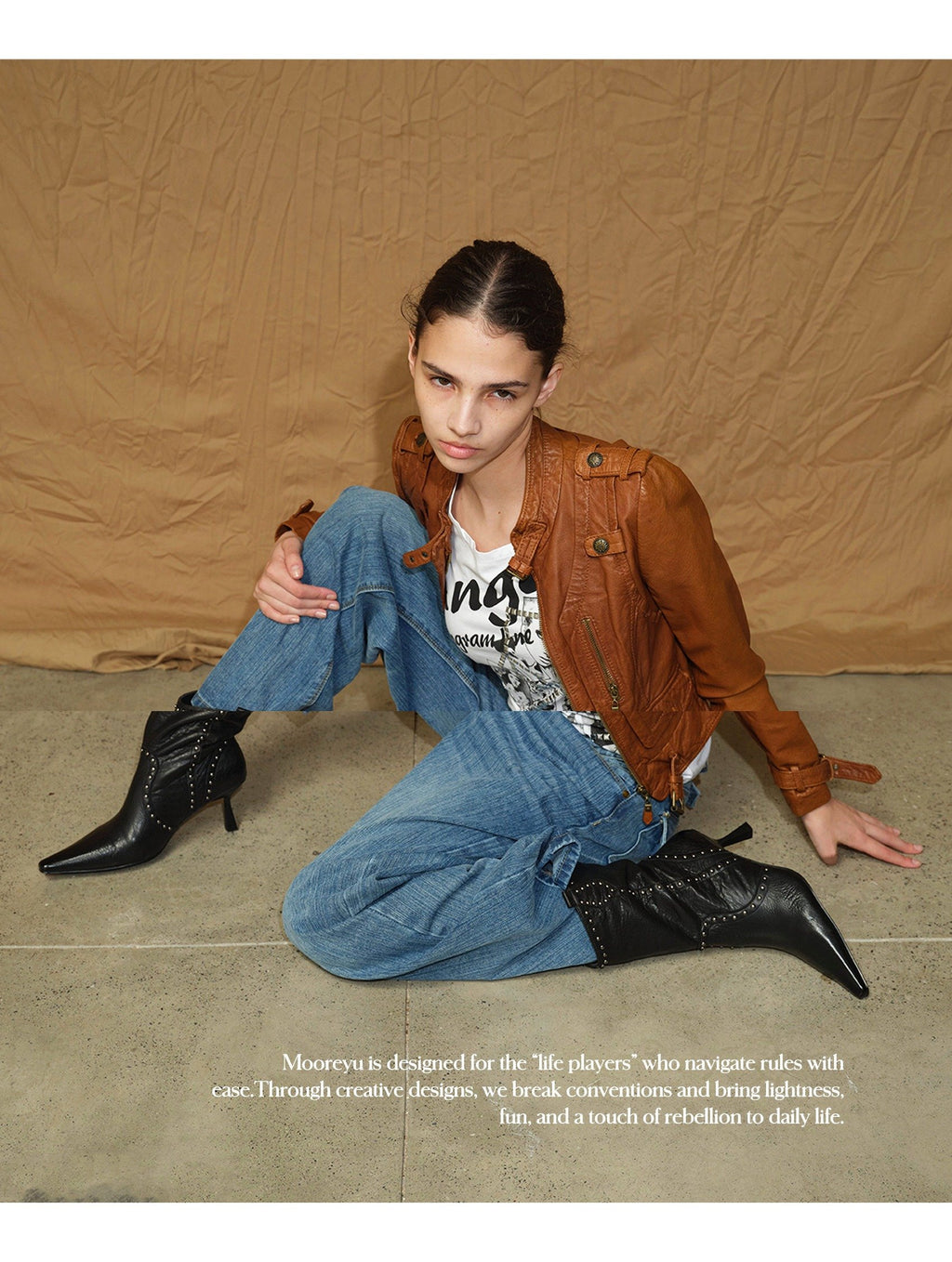 Wild Edge Rivet Boots (2color)