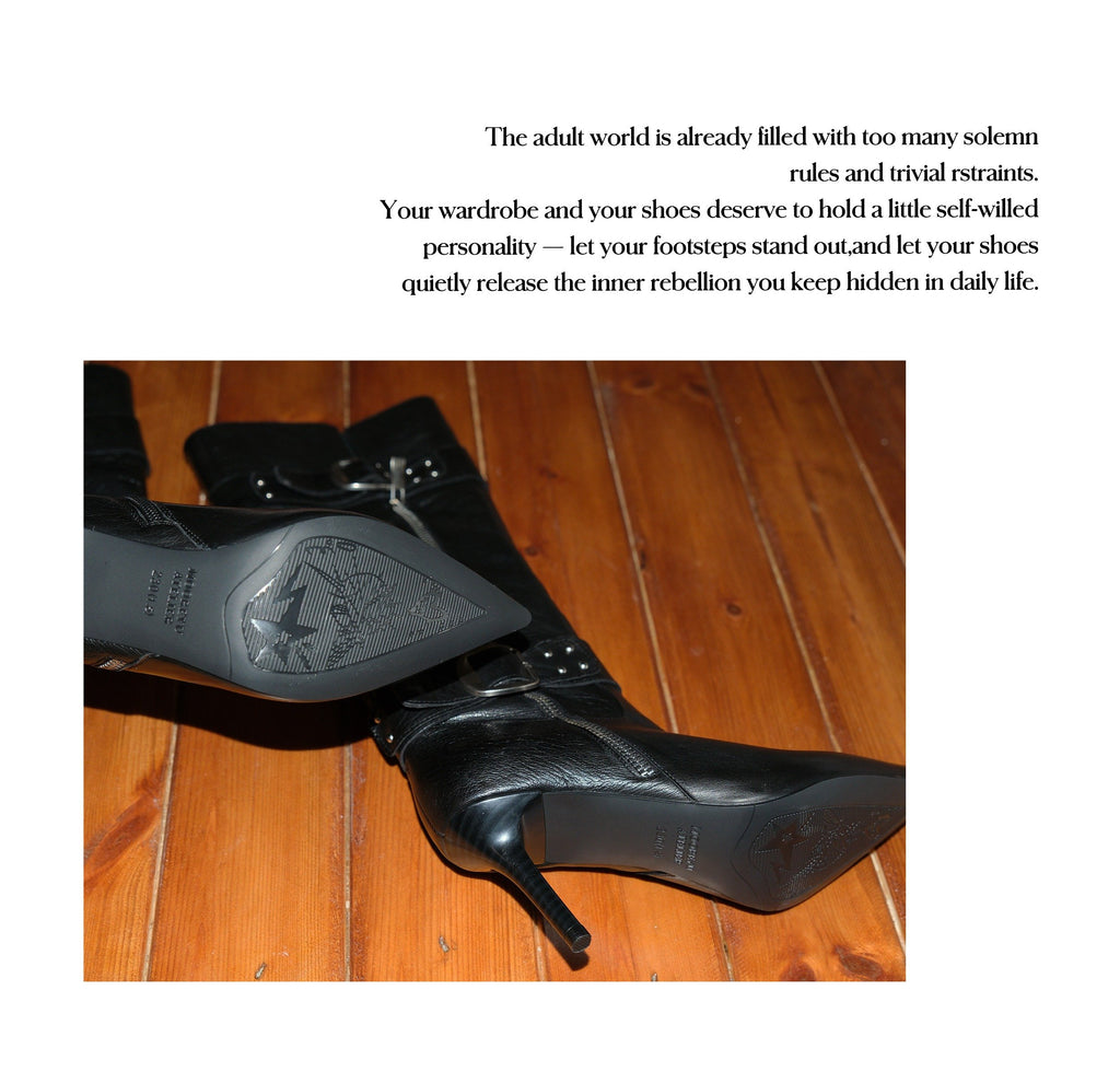 Buckle Edge Midcalf Boots