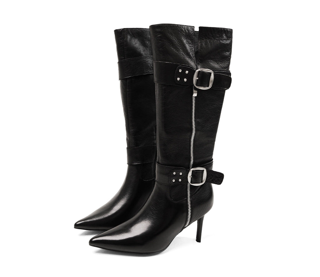 Buckle Edge Midcalf Boots