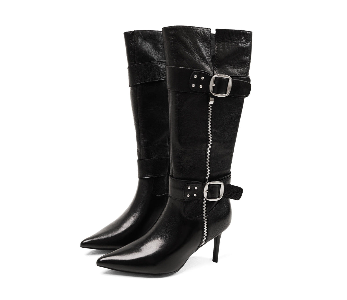 Buckle Edge Midcalf Boots