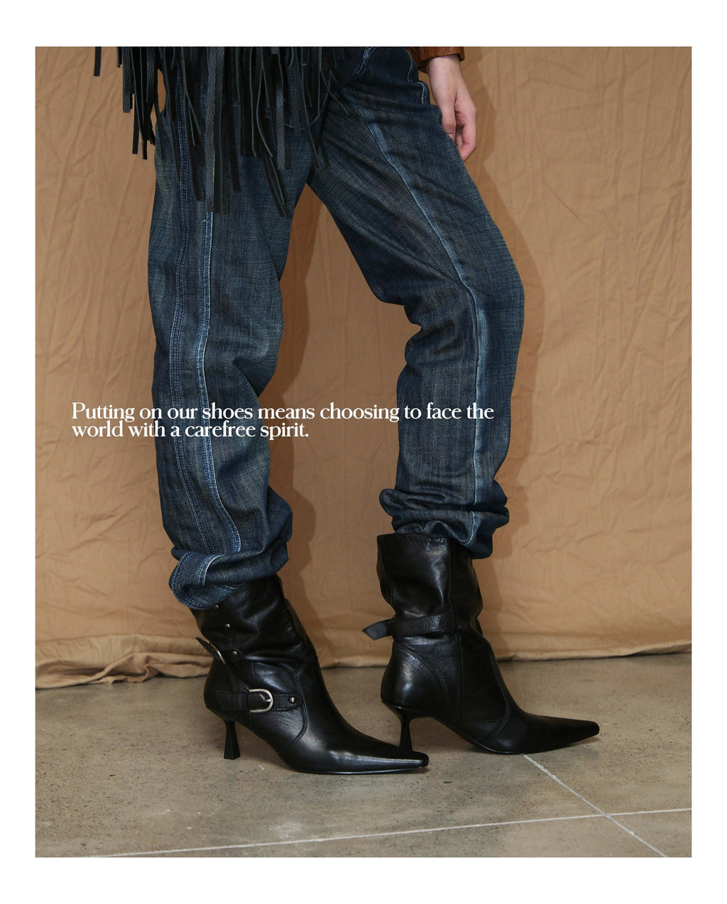 Edge Rider Buckle Boots (2color)