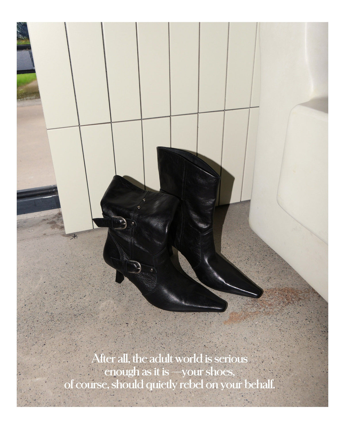Edge Rider Buckle Boots (2color)
