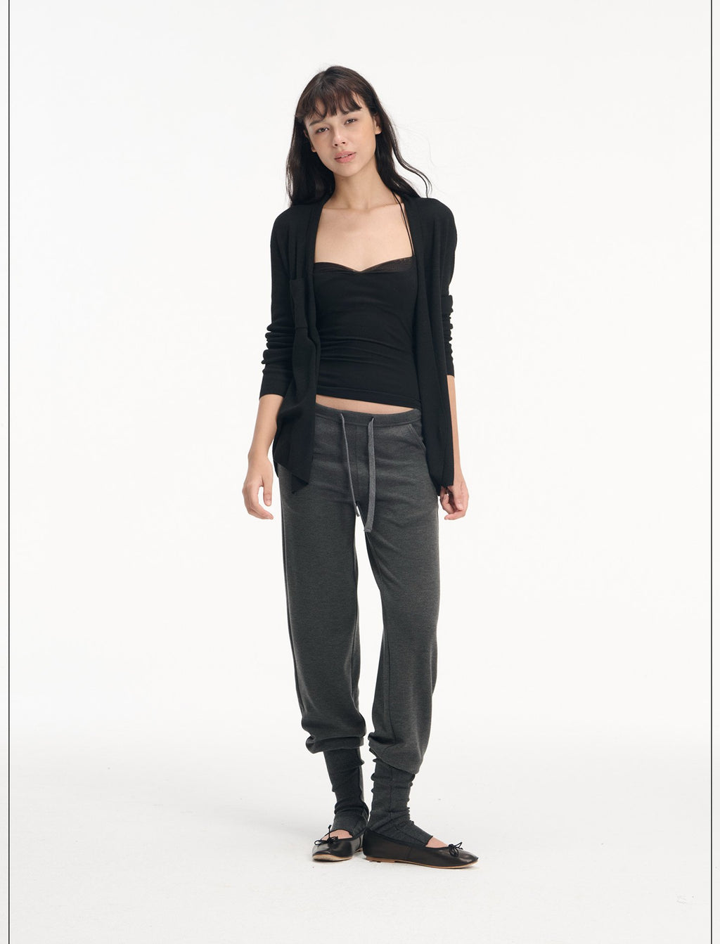 Cross Wrap V-Neck Cardigan (2color)
