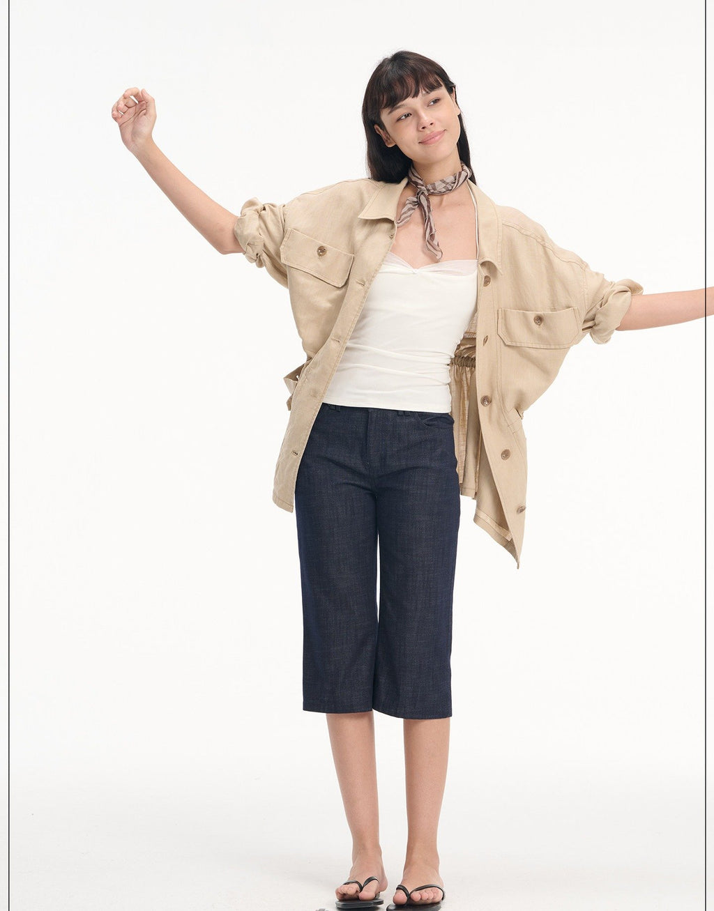Drawstring Utility Field Jacket
