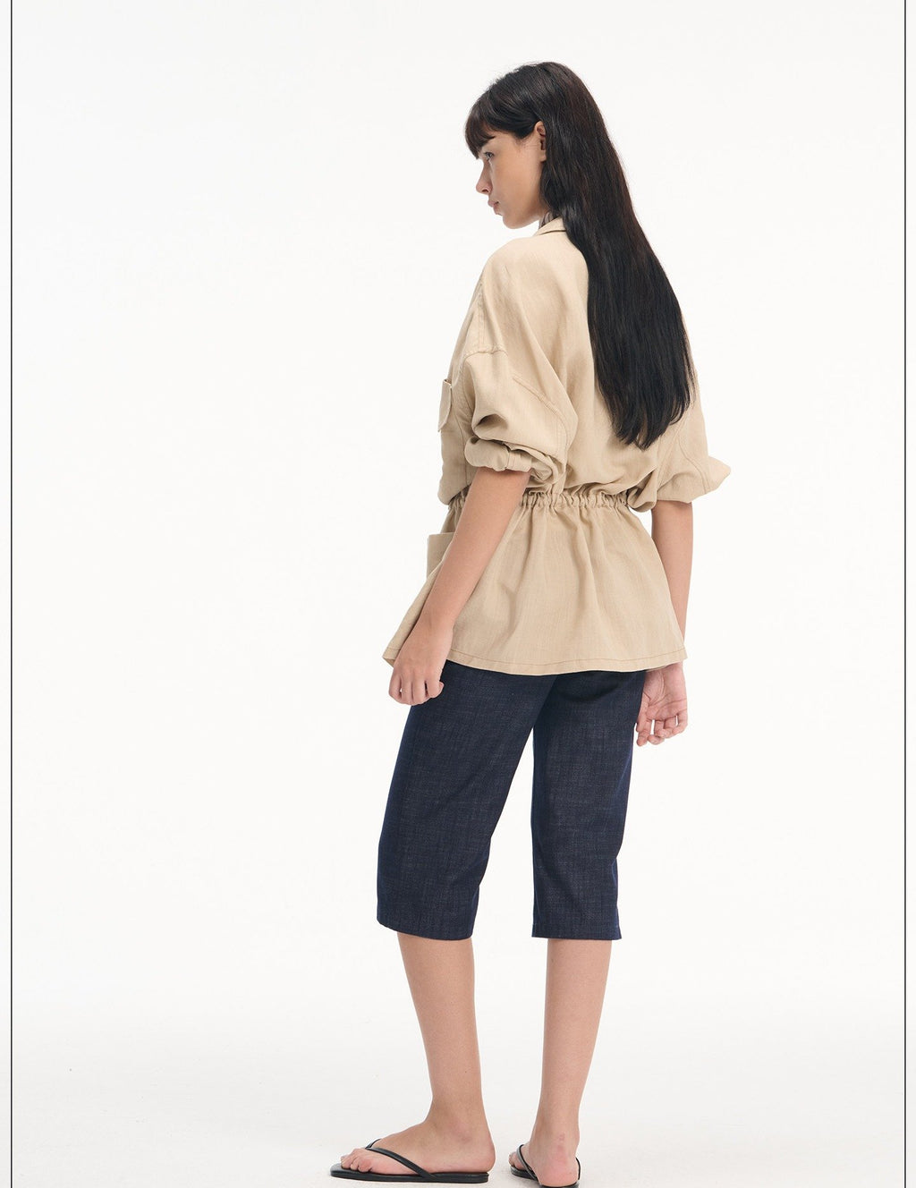 Drawstring Utility Field Jacket
