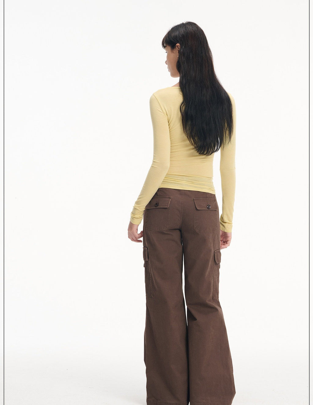 Soft Henley Scoop Neck Top