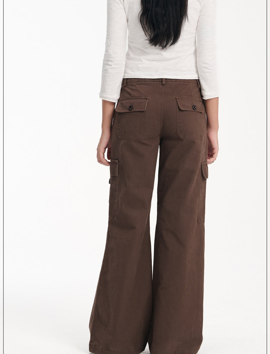 Washed 3D Cargo Wide Pants (3color)