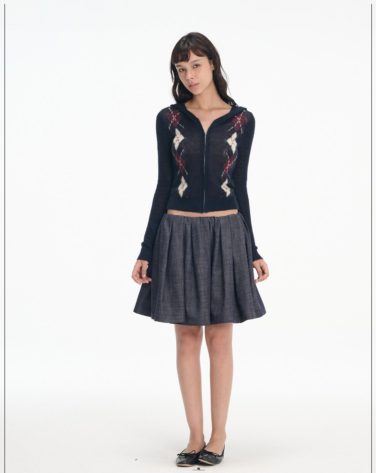 Gathered Volume Skirt