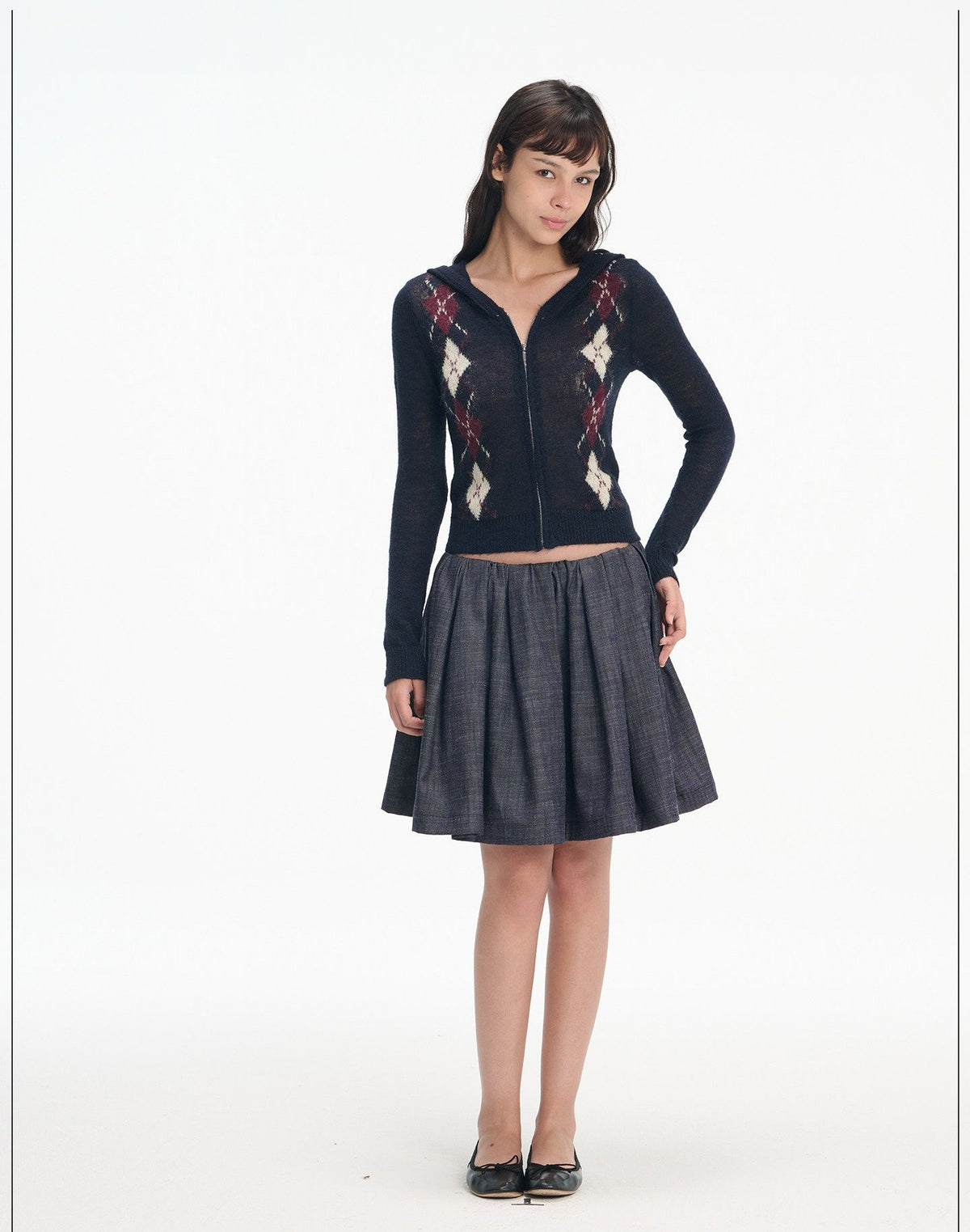 Gathered Volume Skirt