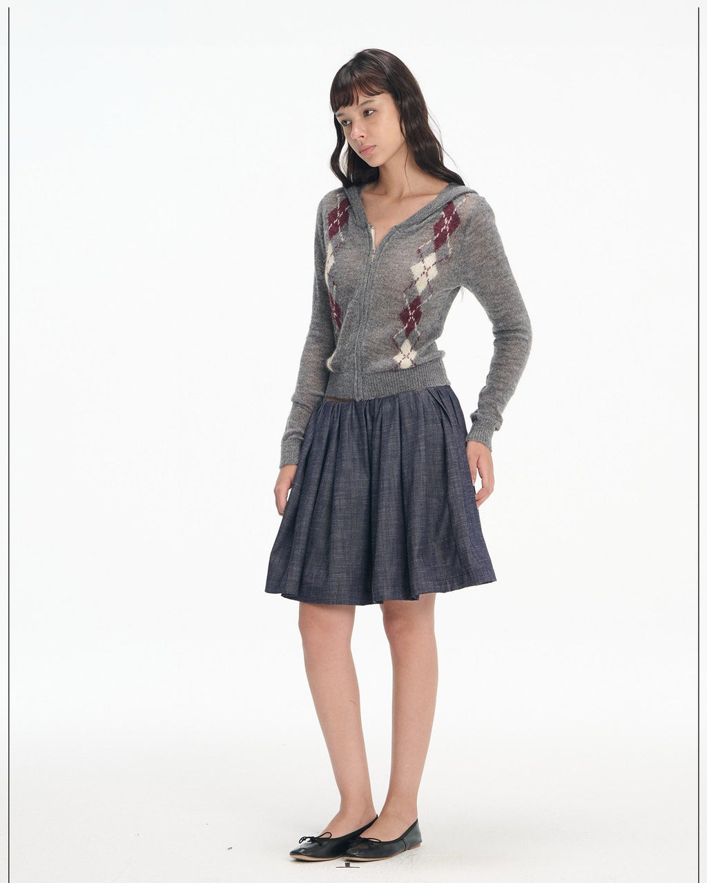 Gathered Volume Skirt