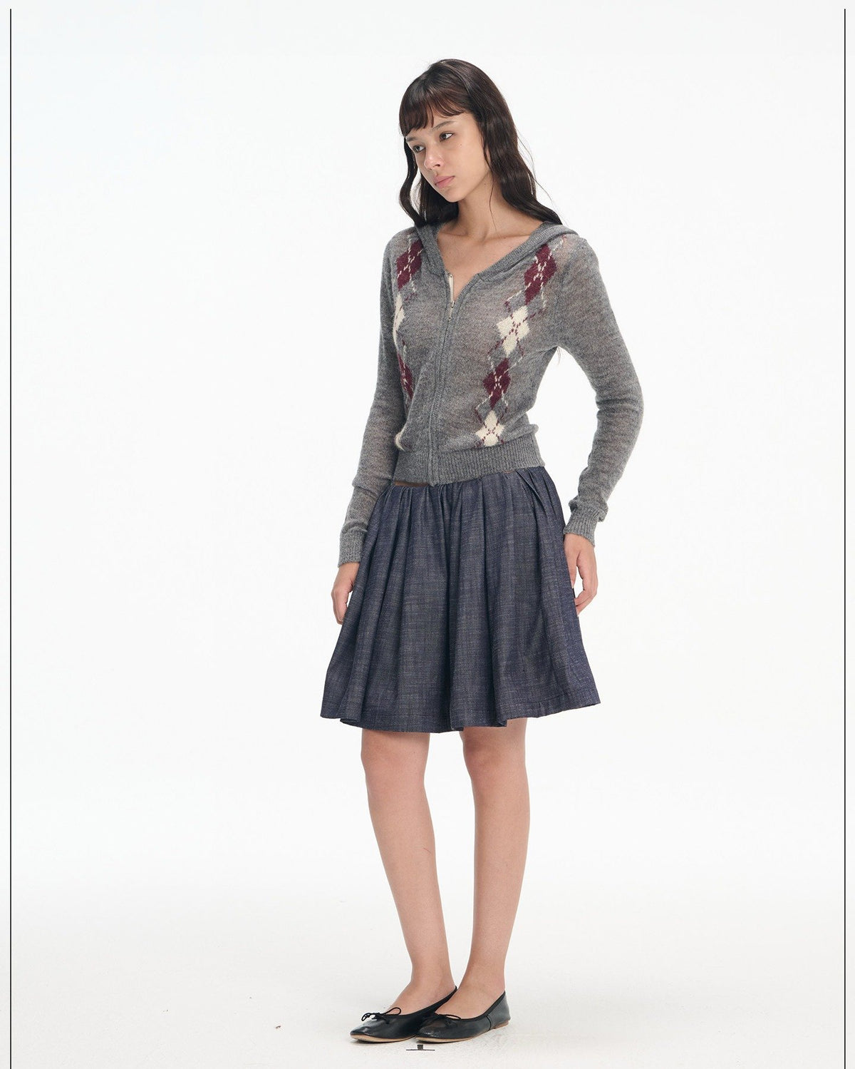Gathered Volume Skirt