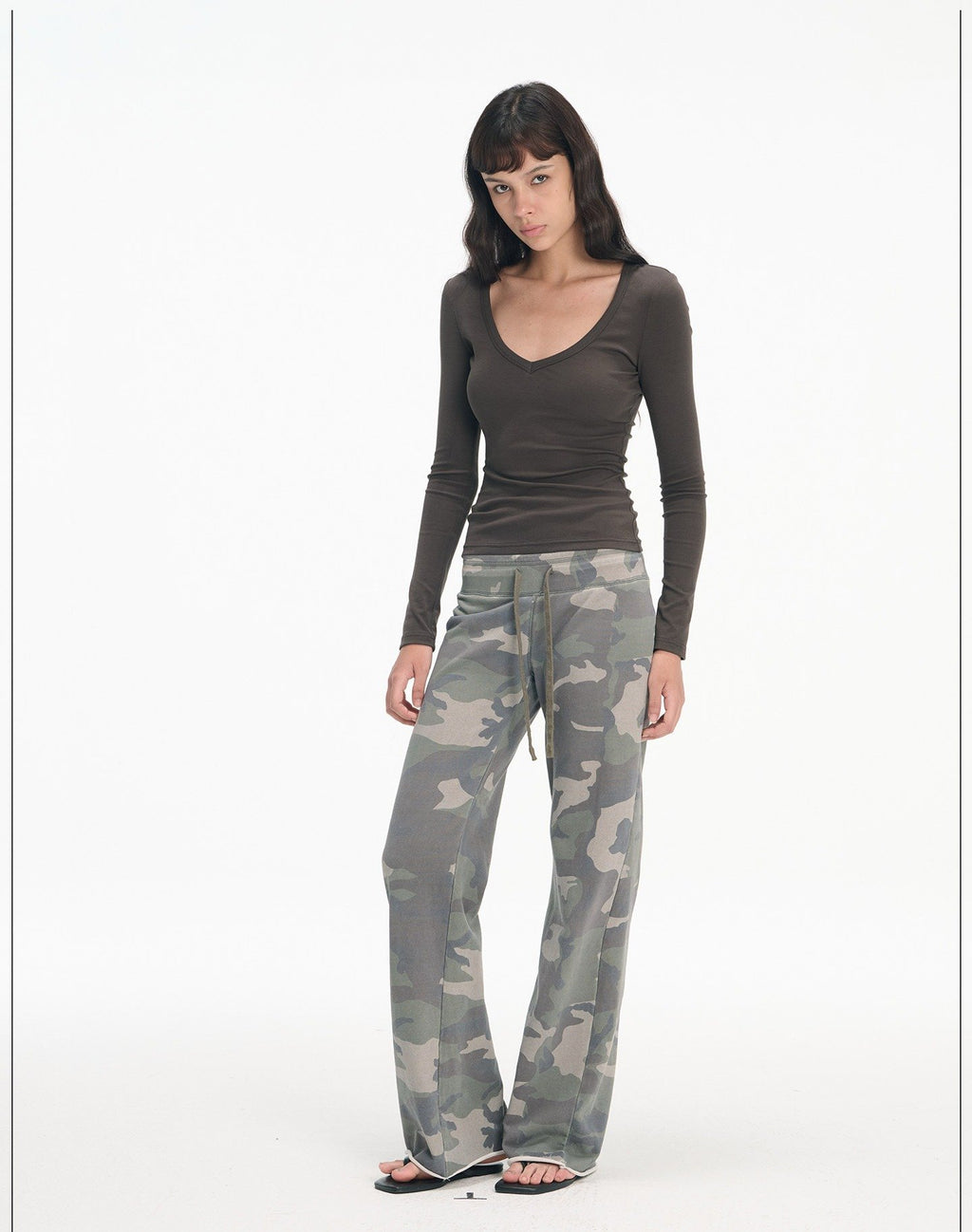 Pure V-Neck Tailored Top (3color)