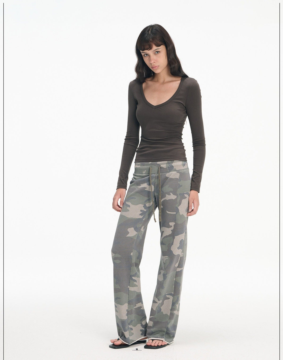 Pure V-Neck Tailored Top (3color)
