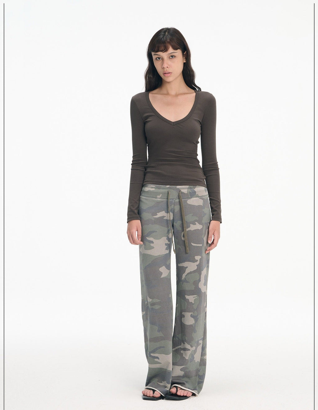 Pure V-Neck Tailored Top (3color)