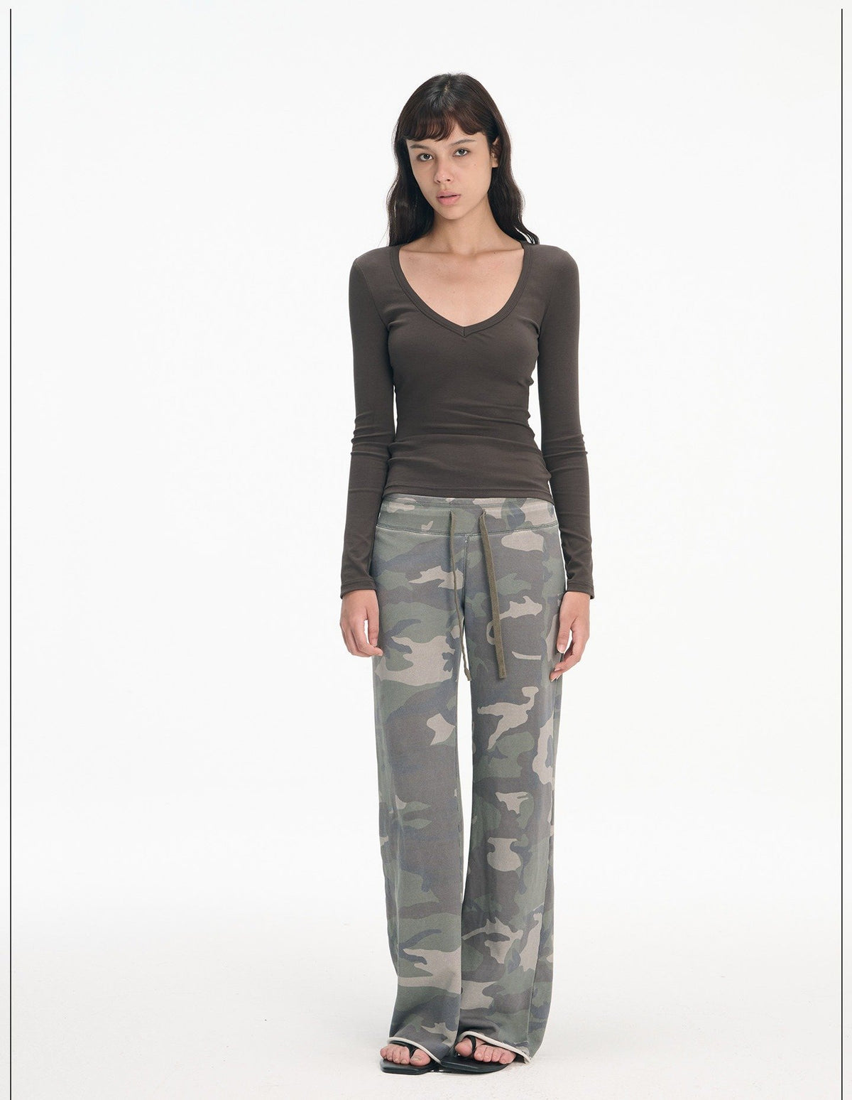 Pure V-Neck Tailored Top (3color)