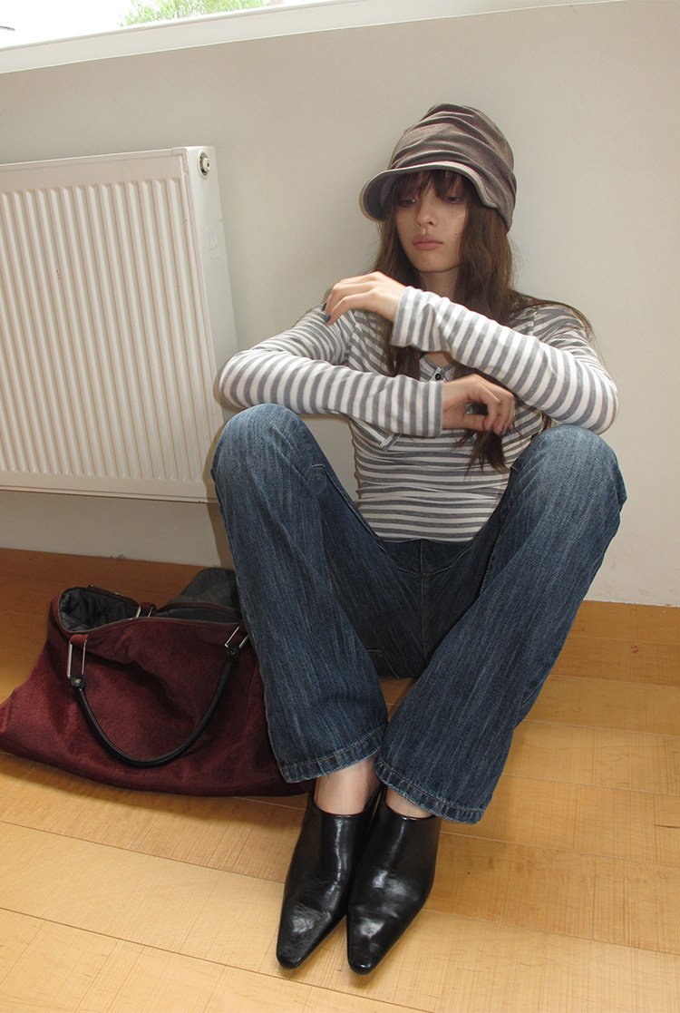 Ruche Brim Hat (3color)