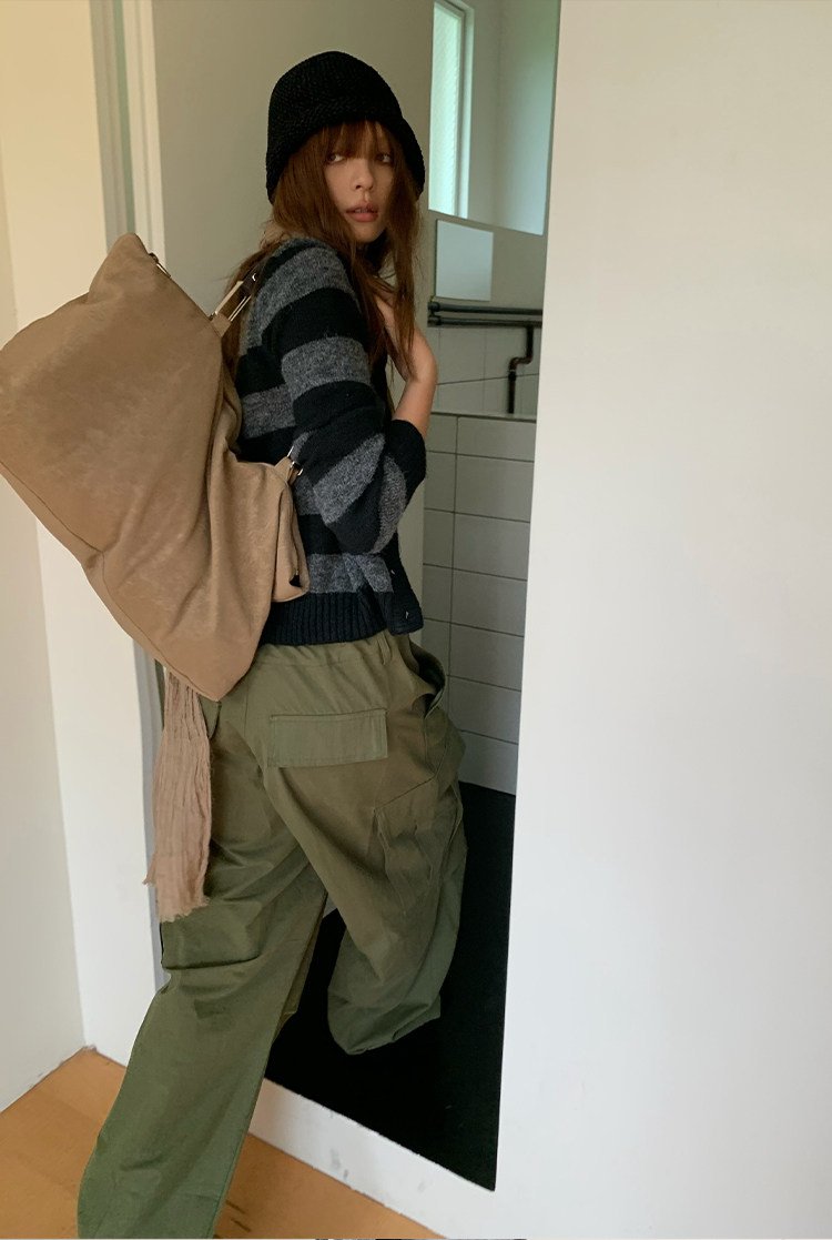 Utility Drawstring Cargo Pants