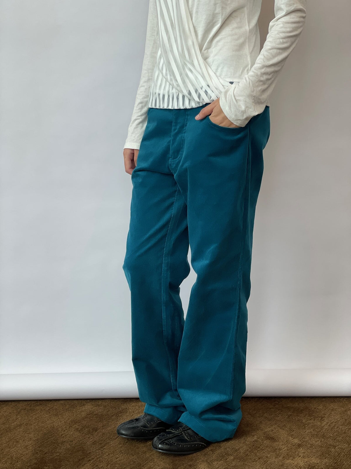 Lake Blue Corduroy Pants