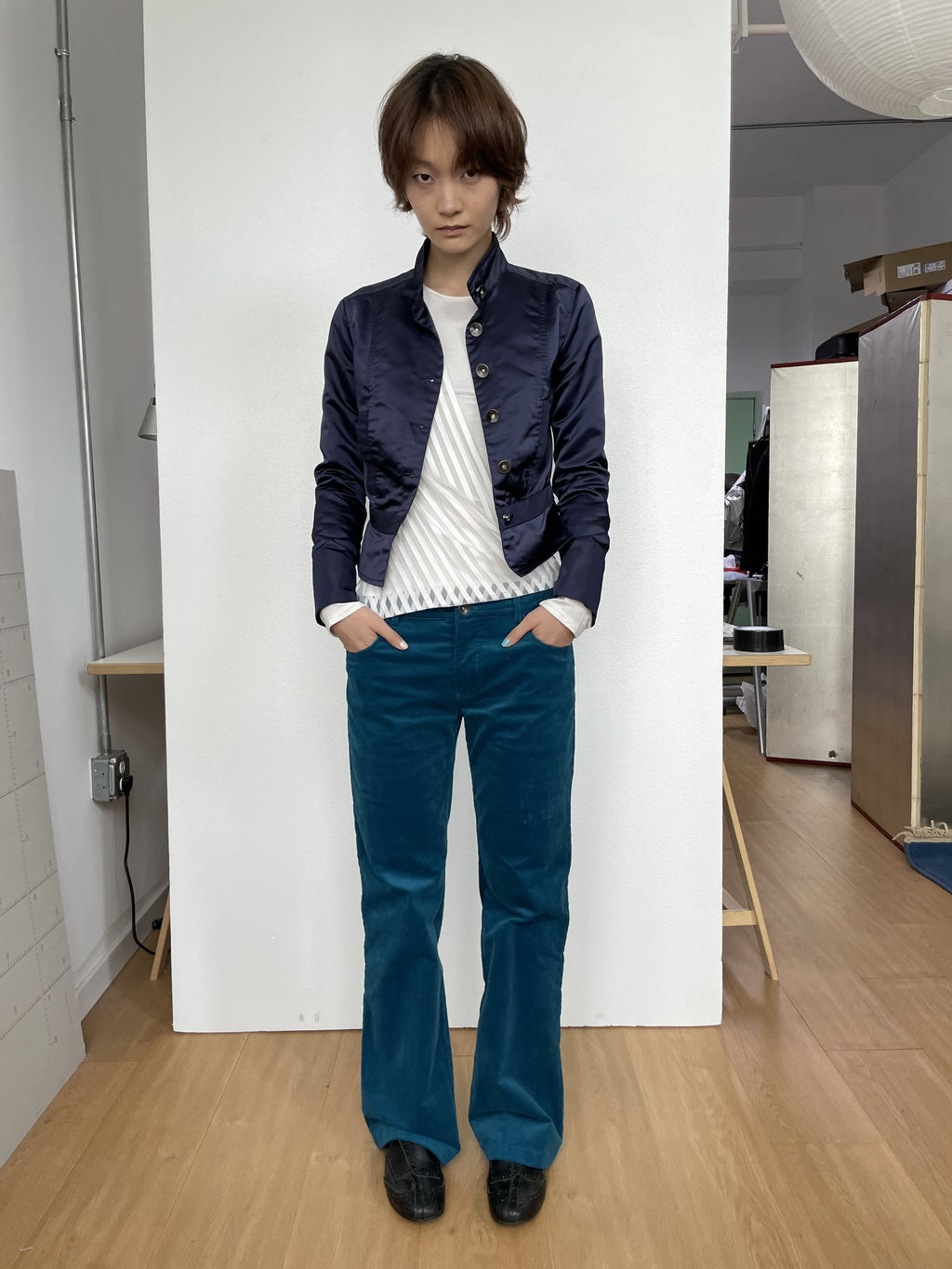 Lake Blue Corduroy Pants