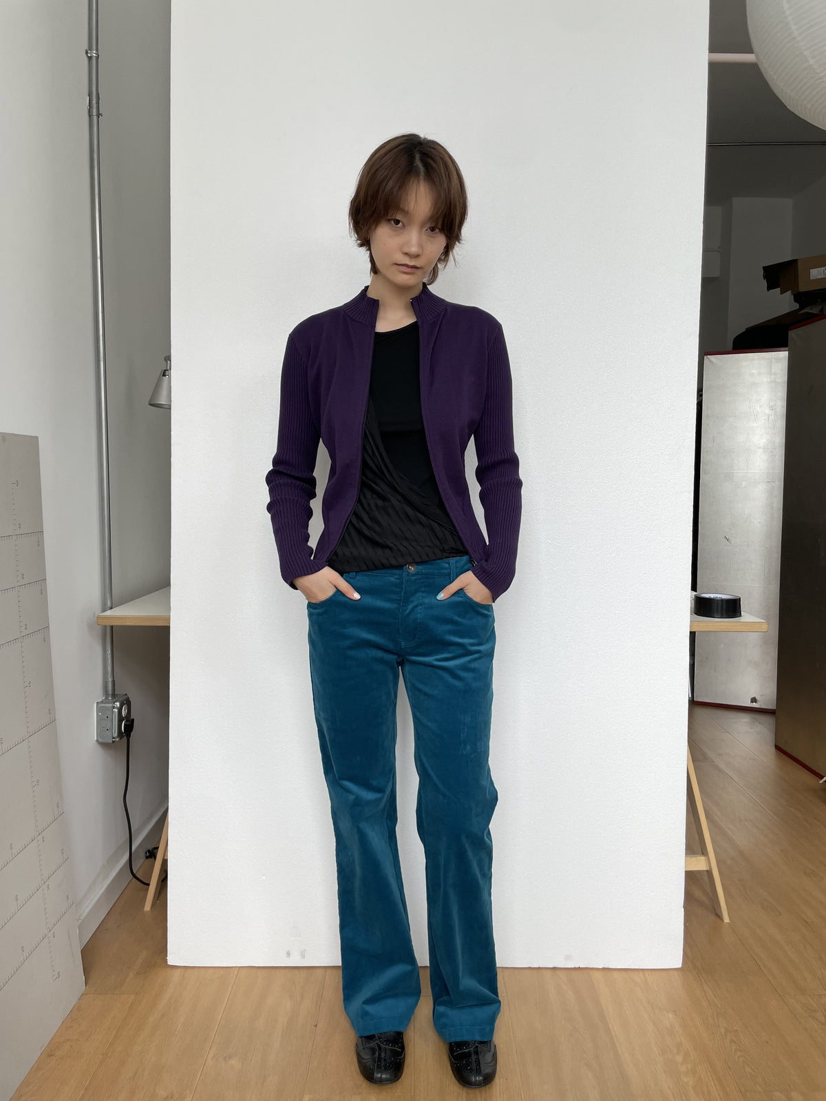 Lake Blue Corduroy Pants